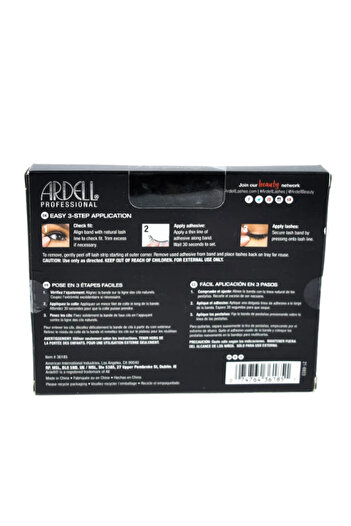 Ardell Fauxmink False Eye Lashes, Lightweight - 817, 3 Pair