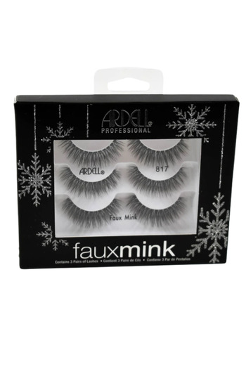 Ardell Fauxmink False Eye Lashes, Lightweight - 817, 3 Pair