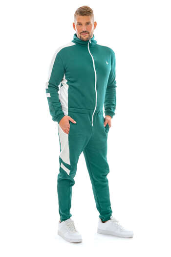 dendy Men's long tracksuit overall Jade white 609/XXL