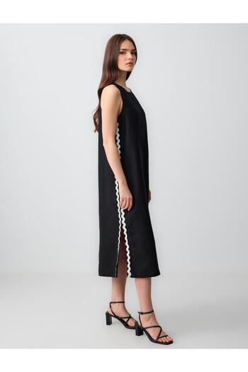 Jimmy Key Woven Black Dress