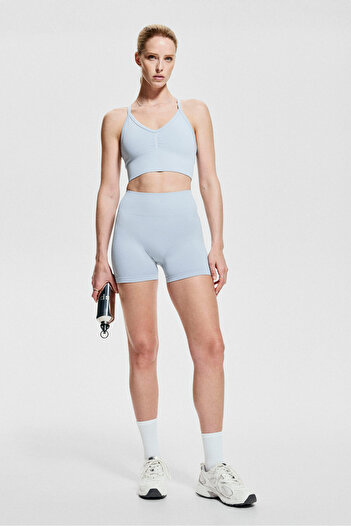 H&M Dikişsiz Kısa Spor Taytı DryMove™