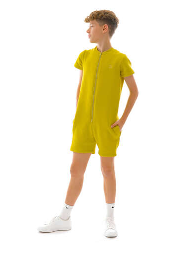 dendy Boy's tracksuit short Lime 585/140
