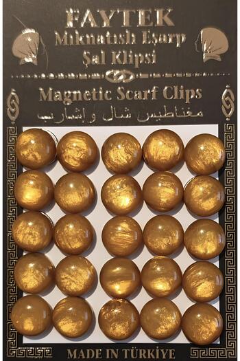 Vi Caro Set of 2 5 Pairs (10 Pieces) Scarf Shawl Turban Head Cover Magnet + 50 Pieces Bulk Needle