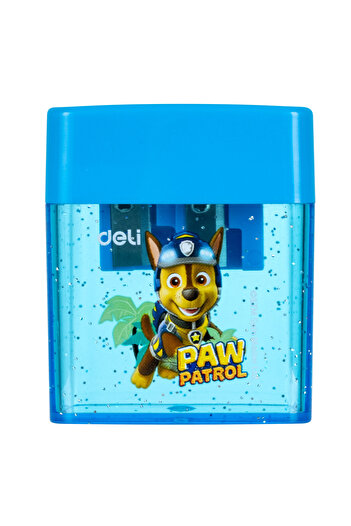 Deli Deli EH551 Dual-hole Pencil Sharpener – Cute Paw Patrol edition, ideal for school use