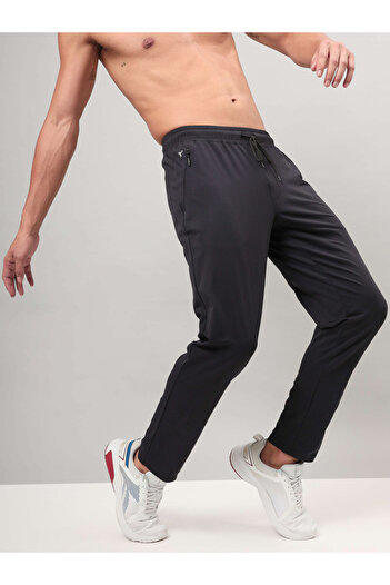 Technosport By Styli Men Solid Relaxed Fit Track Pants with Duracool+