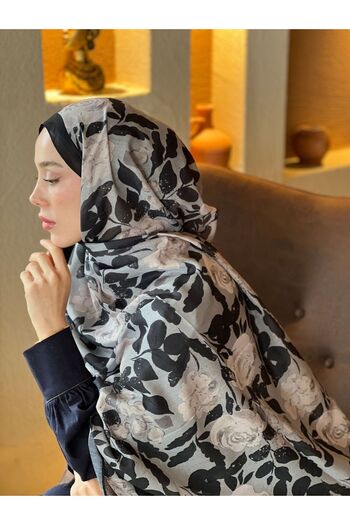 Modakaşmir Verd Pattern Lina Shawl