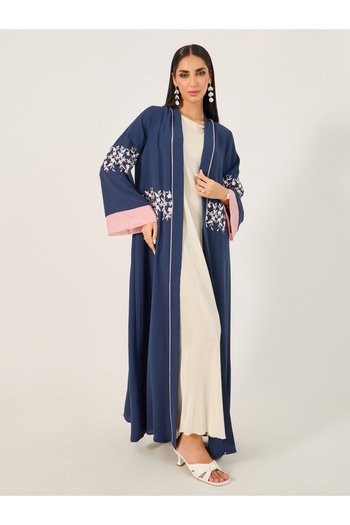 Take Two By Styli Embroidered Long Sleeves Regular Fit Shrug