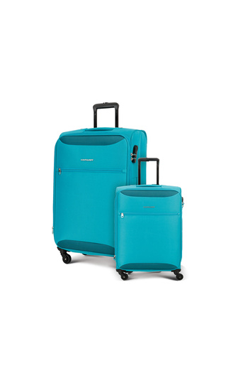 kamiliant ZAKA 2 PCS SET (55+79 CM) SOFT Luggage AQUA MARIN