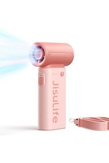 JISULIFE Portable Handheld Fan, Mini USB Rechargeable [18H Max Cooling Time], 5000mAh Small Battery