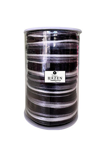Hazen Home Κλωστή πλεξίματος Νέον Χρώμα Μαρμάρινο Στραγγιστικό Σχοινί Τσάντα Πλεκτό Κλωστή Μακραμέ 2 Μμ 100 Μέτρα Μαύρο