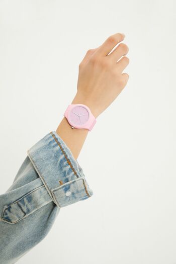 Aqua Di Polo 1987 Pembe Kadın Slikon Kol Saati APSR1-A9650-USPPP