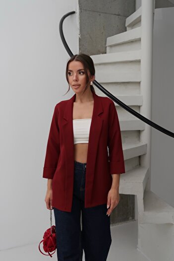Paw Garage Women's Atlas Fabric Unlined Blazer Jacket, Premium Quality