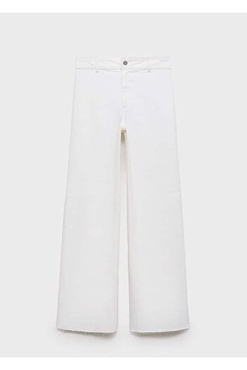 MANGO Woman Catherin yüksek belli culotte jean pantolon