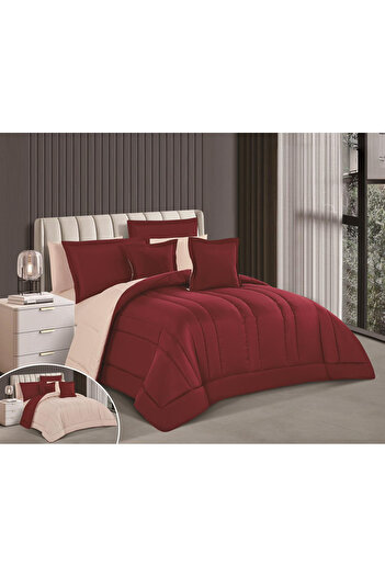 Red Rose Exclusively designed double-sided hotel bed sheet with microfiber for comfort, 240*260 cm