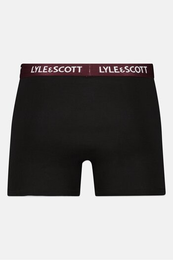 Lyle & Scott Men 3 Pcs Brand Logo Trunks, Multicolor