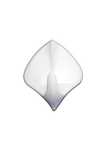 Generic Wenko 2-Piece High Quality Unique Design Diamond Shape Plastic Bathroom Hook White 4437012100