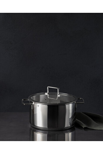 Madame Coco Elena Deep Pot - Steel - 24 cm