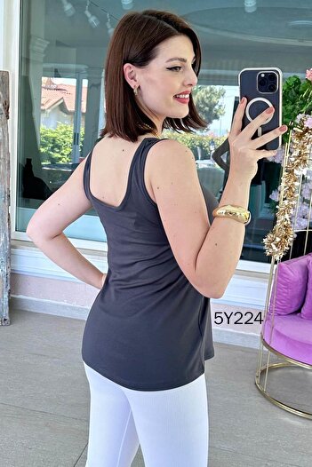 İnce Topuk Belly Concealing Silky Viscose Undershirt 5Y224