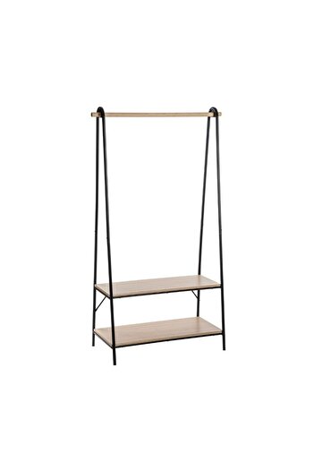 5 five simply smart Jano clothes and shoe organizer, Five, metal and MDF, beige, 164.5 x 95.5 x 46 cm