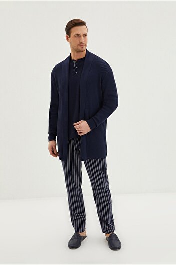 Kiğılı Kiğılı 50003 5-Piece Knitwear Robe Pajama Set