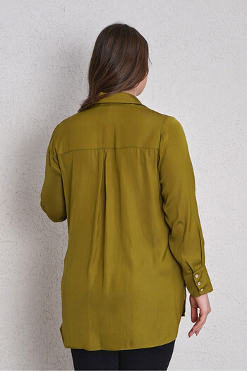 Büyük Moda Basic Satin Shirt