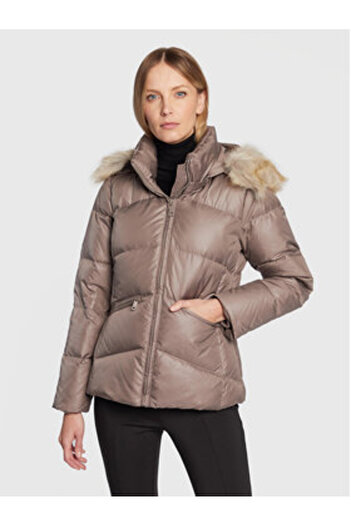 Calvin Klein Geacă de damă cu puf K20K204952GZE bej