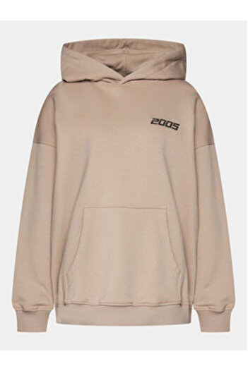 2005 Unisex Basic Hoodie Beige