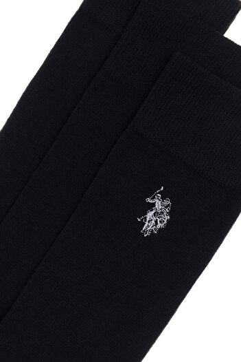 U.S. Polo Assn. Men's Black 3-Piece Socks 50311353-001