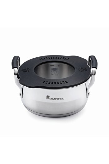 MasterPro Pot with lid SMART 16 cm stainless steel