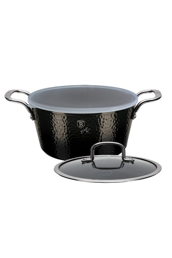 Berlinger Haus Casserole with lid with titanium surface 20 cm Shine Basalt Collection
