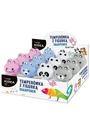 Kidea Pencil sharpeners, animal shaped, Kidea, 5x4cm