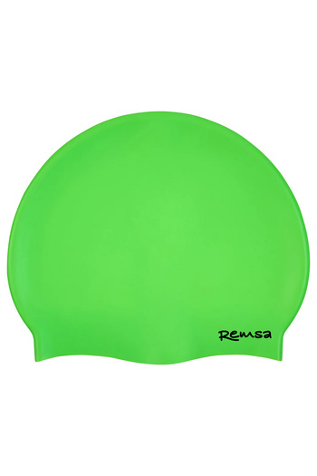 Remsa Mayo Remsa Silicone Pool Sea Swimming Cap Rsb-01 Neon Green