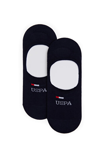 U.S. Polo Assn. Men's Navy Blue 2-Piece Ballerina Socks 50311356-Vr033
