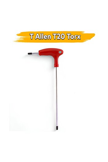 Badem10 T20 Torx t Type Allen Key Tt020 – Long Handle Steel Screwdriver Star Socket Compatible