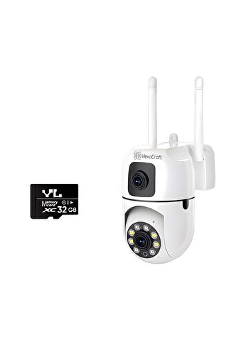 HexaCraft HexaEye Dual WIFI CCTV Video Surveillance Camera