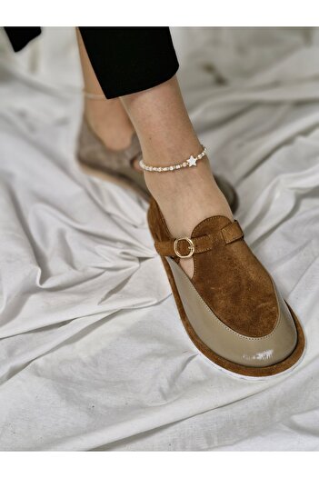 aayak&kabımofficial Women's Shoes Do Not Squeeze the Toe - Genuine Leather Comfortable Fit Daily Model