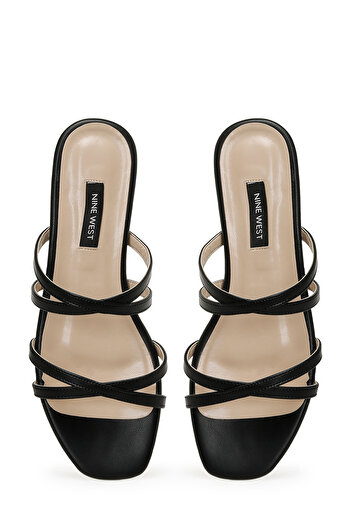 Nine West Asosa 3fx Siyah Kadın Düz Terlik