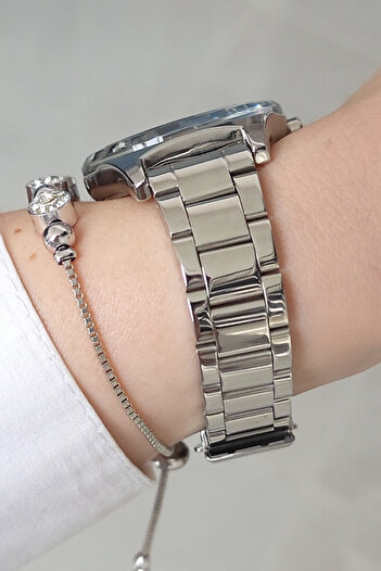 Daniel Klein Metalic Stone Steel Bracelet Women's Wristwatch - Gift