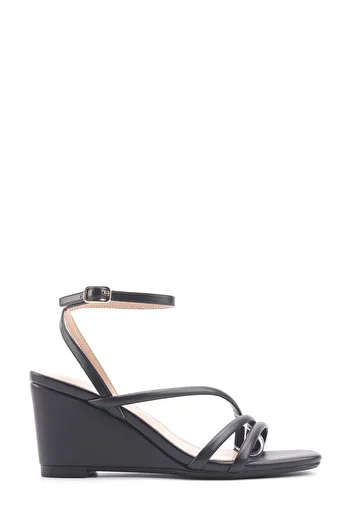 Nine West JUNE 4FX Siyah Kadın Comfort Sandalet