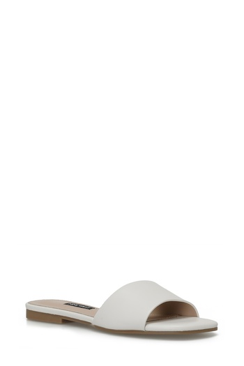 Nine West Matı 4Fx Cream Women's Flat Slippers