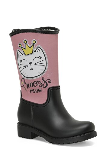Binono ELIS F 3PR Black Girl's Rain Boots