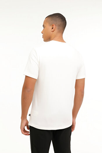 lumberjack ML HEIRS 11HS54 3PR - Ecru Men's Short Sleeve T-Shirt