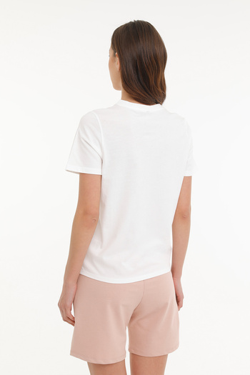 Kinetix WB V NECK 11SN227 4FX White Women's Short Sleeve T-Shirt