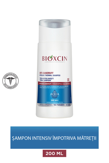 Bioxcin Șampon intensiv Aqua Thermal - Anti-mătreață, Anti-mâncărime - 200 ml