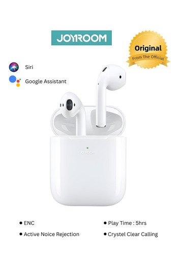 Joyroom سماعات Airpod-2 T03s بتقنية بلوتوث، إصدار 5.2، عملية إلغاء الضوضاء، مكالمات واضحة للغاية