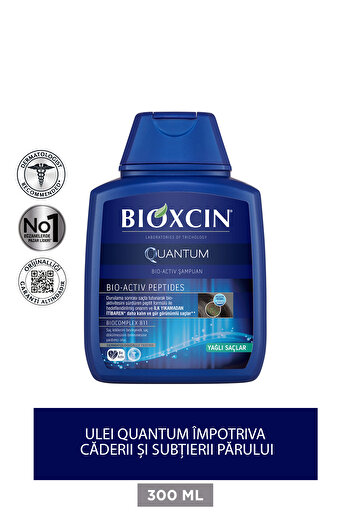Bioxcin Șampon Quantum Cumpărați 3 Obțineți 2 3x300 ml pentru păr gras - șampon pentru păr subțire