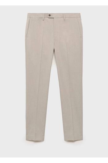 MANGO Man Υφασμάτινο παντελόνι Monaco slim fit