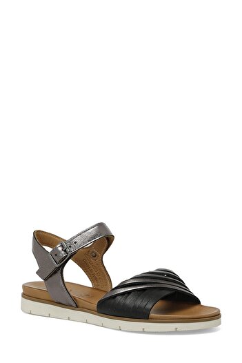 İnci Inci Ball 4Fx Women's Black Flat Sandals