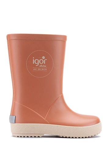 IGOR W10293 SPLASH DK BORREGUI - Дощові чоботи для дівчаток кольору черепиці