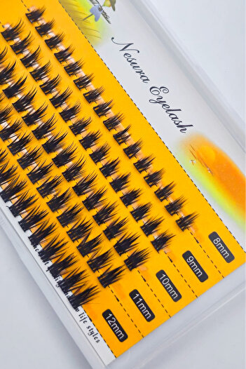 NESURA EYELASH Nesura 20d Mix Tekli Demet Kirpik, Tekli Takma Kirpik - No: 4